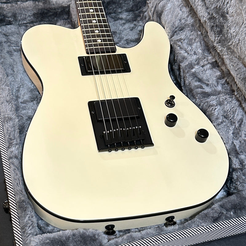 Schecter USA Custom Shop PT HH Electric Guitar - Vintage White