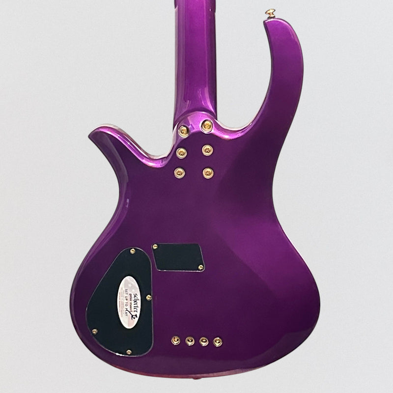 Schecter FreeZesicle 4 String Electric Bass Guitar - Freeze Purple