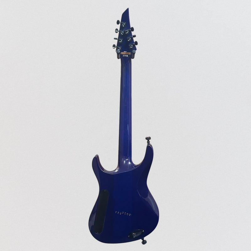 Jackson Pro Series Signature Chris Broderick Soloist HT7P 7 String Electric Guitar - Transparent Blue