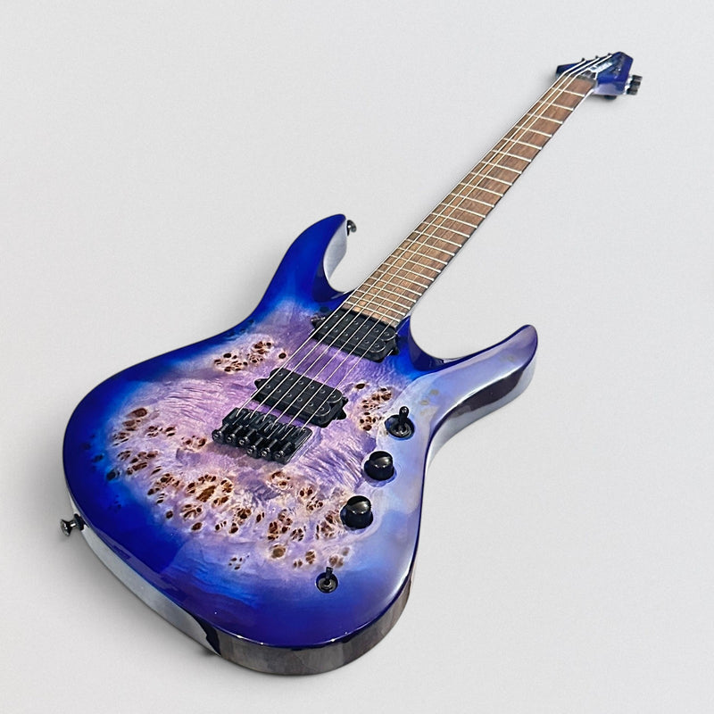 Jackson Pro Series Signature Chris Broderick Soloist HT6P Electric Guitar - Transparent Blue