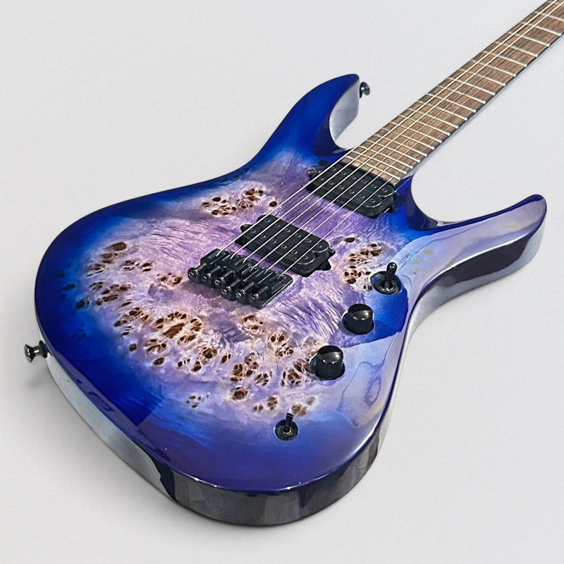 Jackson Pro Series Signature Chris Broderick Soloist HT6P Electric Guitar - Transparent Blue