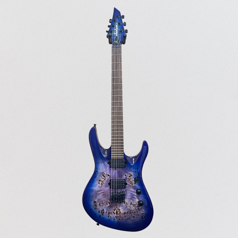 Jackson Pro Series Signature Chris Broderick Soloist HT6P Electric Guitar - Transparent Blue
