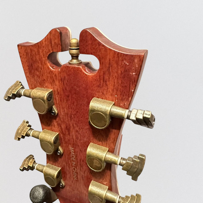 D'Angelico Premier Series Lexington Dreadnought Acoustic-Electric Guitar - Trans Black Cherry Burst