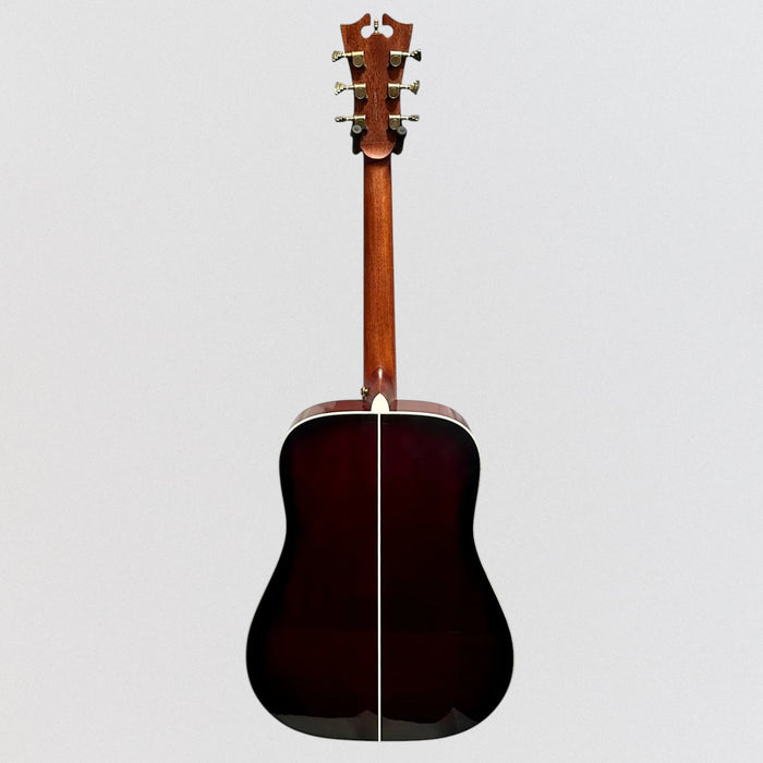D'Angelico Premier Series Lexington Dreadnought Acoustic-Electric Guitar - Trans Black Cherry Burst
