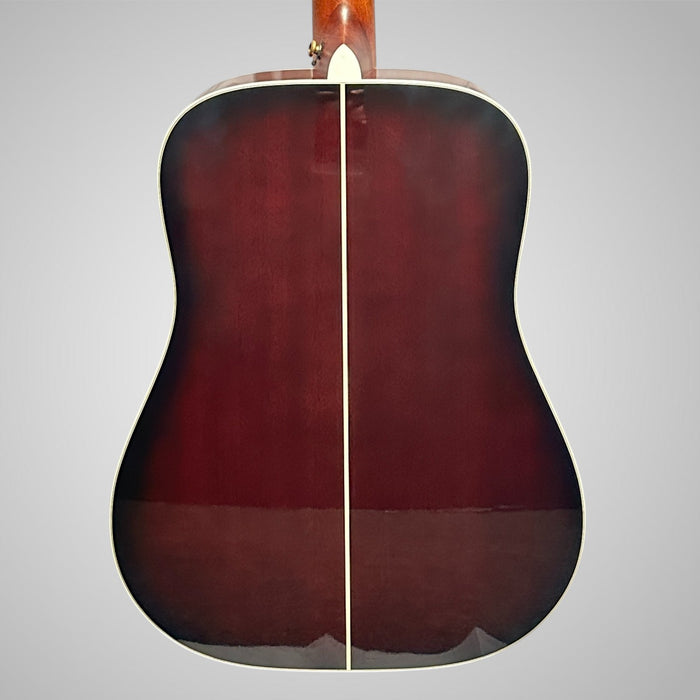D'Angelico Premier Series Lexington Dreadnought Acoustic-Electric Guitar - Trans Black Cherry Burst