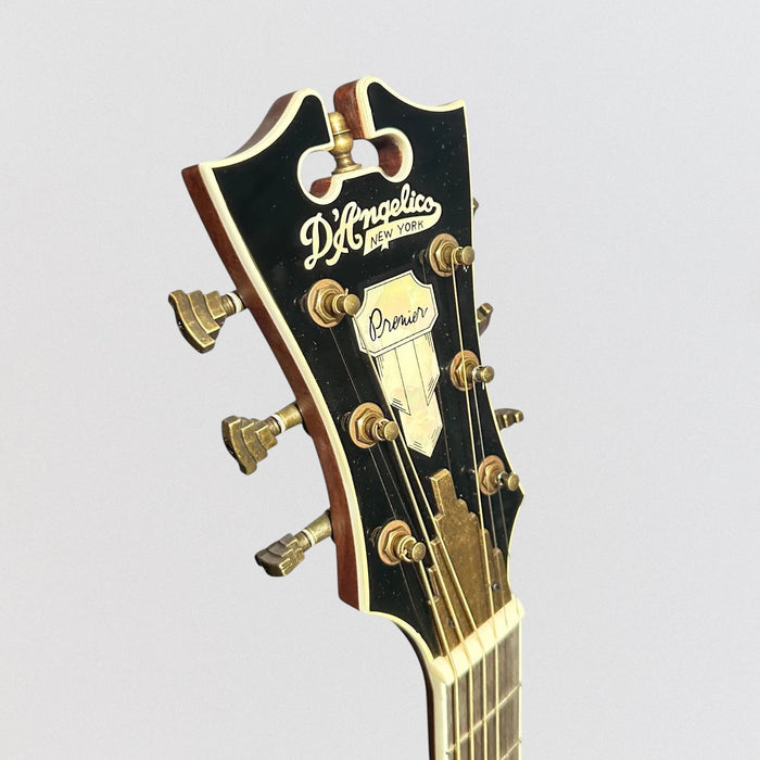 D'Angelico Premier Series Lexington Dreadnought Acoustic-Electric Guitar - Trans Black Cherry Burst