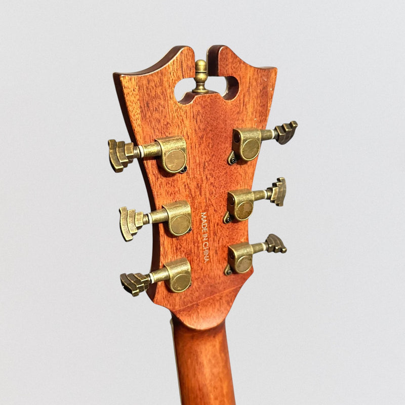 D'Angelico Premier Series Lexington Dreadnought Acoustic-Electric Guitar - Trans Black Cherry Burst