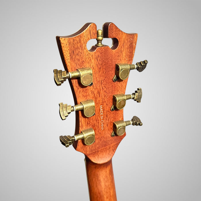 D'Angelico Premier Series Lexington Dreadnought Acoustic-Electric Guitar - Trans Black Cherry Burst