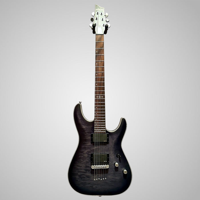 Schecter C-1 Platinum Electric Guitar - See-Thru Black Satin