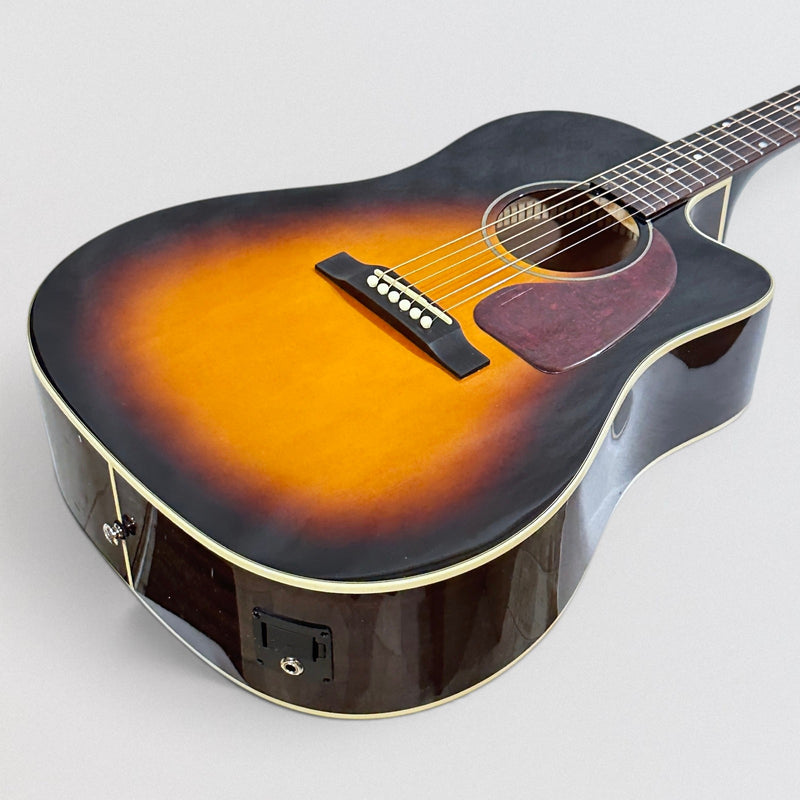 Epiphone J-45 EC Studio Acoustic-Electric Guitar - Vintage Sunburst