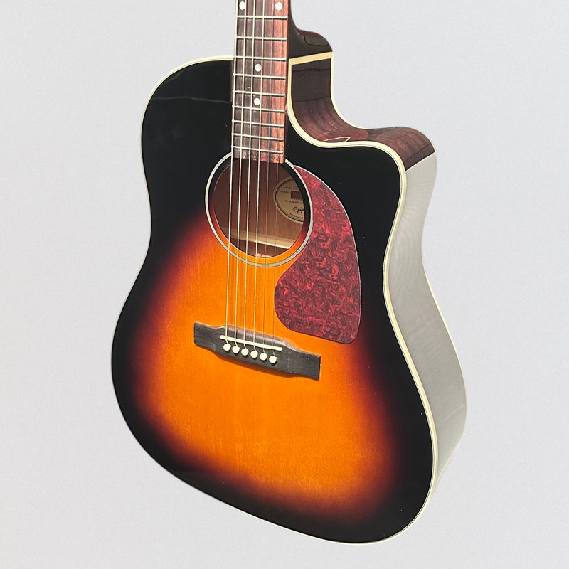 Epiphone J-45 EC Studio Acoustic-Electric Guitar - Vintage Sunburst