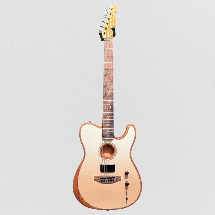 Fender FINNEAS Acoustasonic Player Telecaster Acoustic Electric Guitar - Cappuccino Fade