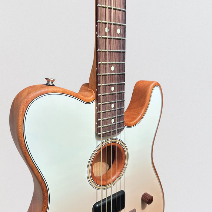 Fender FINNEAS Acoustasonic Player Telecaster Acoustic Electric Guitar - Cappuccino Fade