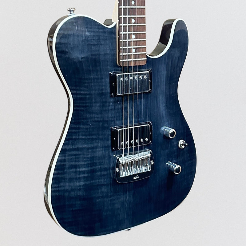 G&L Tribute ASAT Deluxe Electric Guitar - Trans Black
