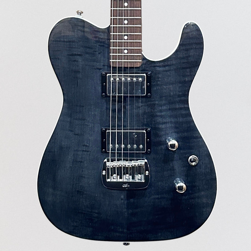 G&L Tribute ASAT Deluxe Electric Guitar - Trans Black