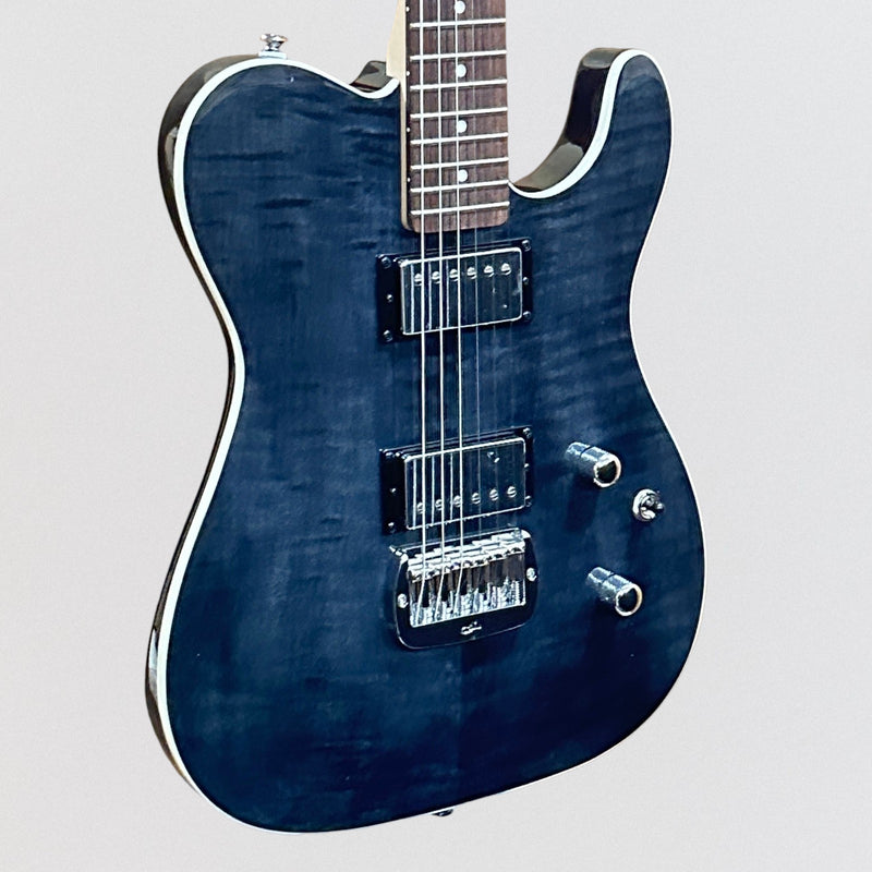 G&L Tribute ASAT Deluxe Electric Guitar - Trans Black