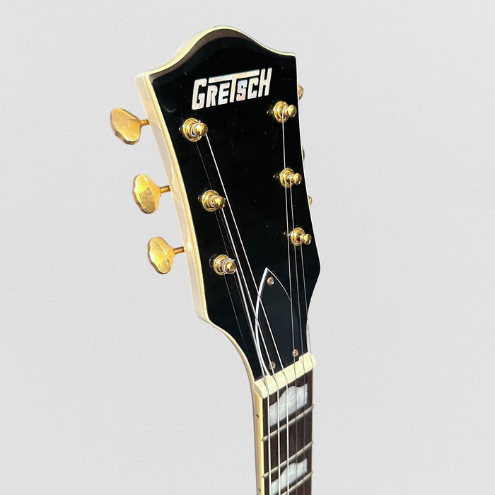 Gretsch G5422TG Electromatic Classic Hollow Body Double-Cut Bigsby Electric Guitar w/ Case - White