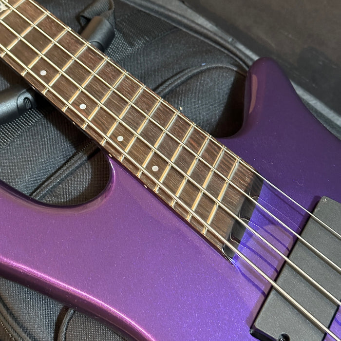 Spector NS Dimension 4 String HP Multi Scale Electric Bass Guitar Plum Crazy B Stock