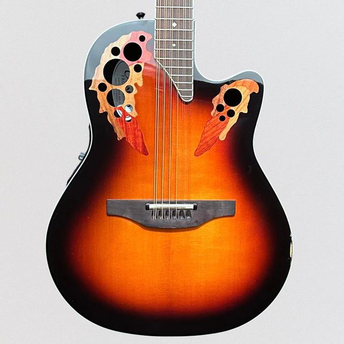 Ovation 2758AX-NEB-G Pro Series Standard Elite Deep Contour 12-String Acoustic-Electric Guitar - New England Burst