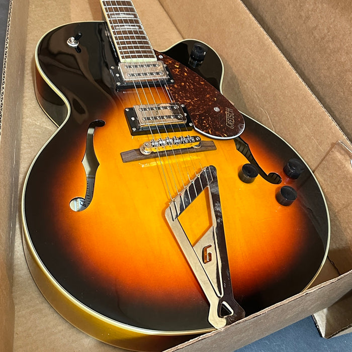 Gretsch G2420 Streamliner Hollow Body Single-Cut with Chromatic II tailpiece Electric Guitar - Aged Brooklyn Burst