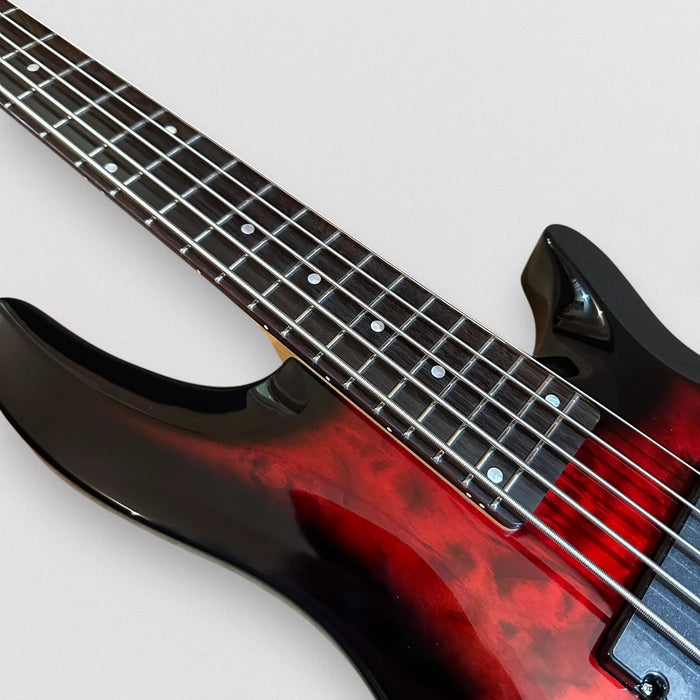 Schecter C-5 Plus 5 String Electric Bass Guitar - Red