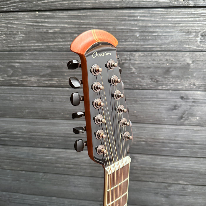 Ovation 2758AX-NEB-G Pro Series Standard Elite Deep Contour 12-String Acoustic-Electric Guitar - New England Burst