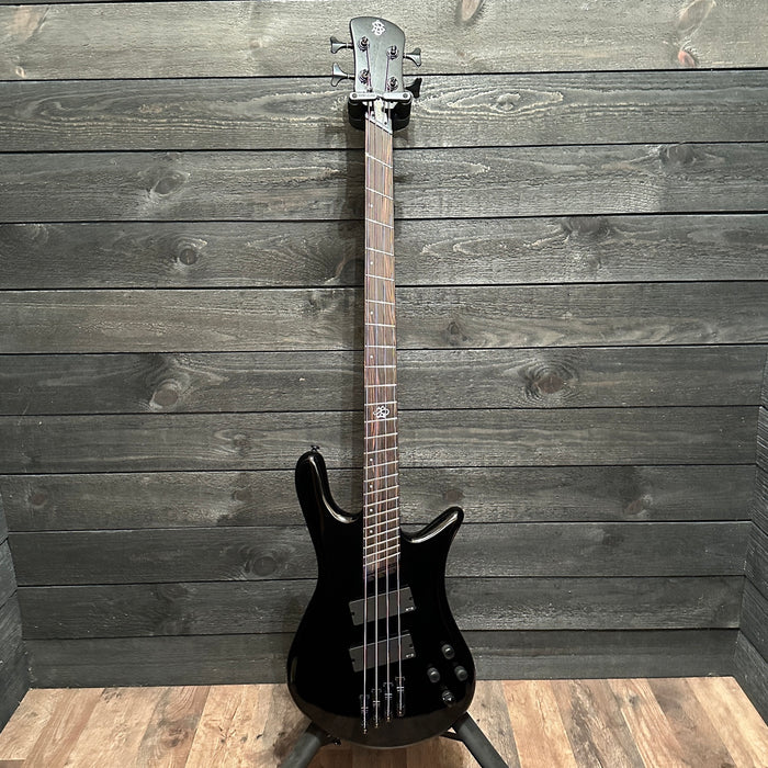 Spector NS Dimension 4 String Multi Scale Electric Bass Guitar Black B Stock