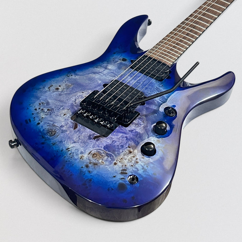 Jackson Pro Series Signature Chris Broderick Soloist FR-6 Electric Guitar - Transparent Blue