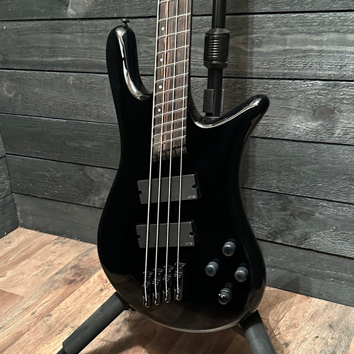 Spector NS Dimension 4 String Multi Scale Electric Bass Guitar Black B Stock
