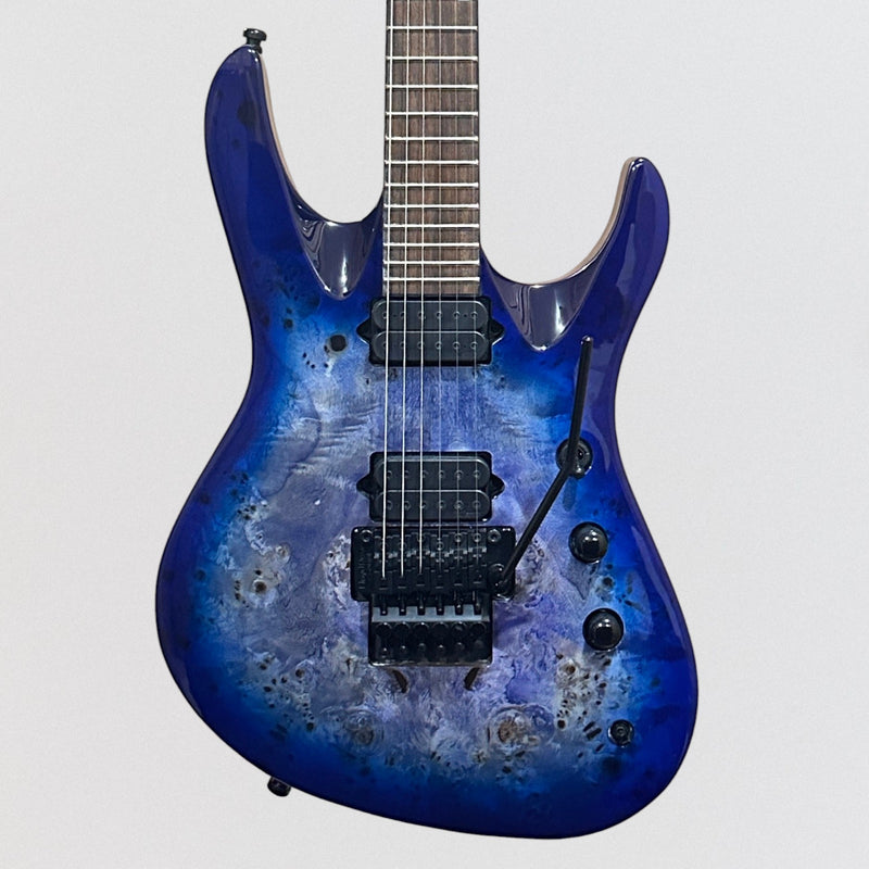 Jackson Pro Series Signature Chris Broderick Soloist FR-6 Electric Guitar - Transparent Blue