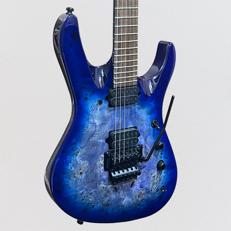 Jackson Pro Series Signature Chris Broderick Soloist FR-6 Electric Guitar - Transparent Blue