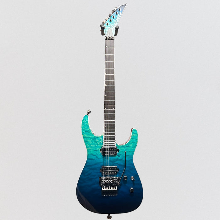 Jackson Pro Series Soloist SL2Q MAH Electric Guitar - Caribbean Blue Fade