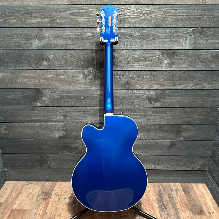 Gretsch G5420T Electromatic Classic Hollow Body Single-Cut w/ Bigsby Electric Guitar - Azure Metallic