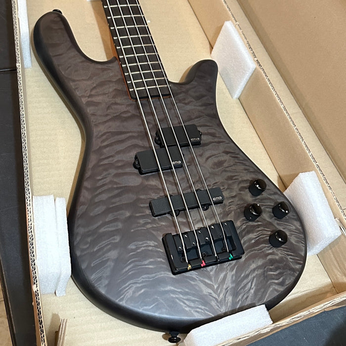Spector NS Pulse II 4 String Electric Bass Guitar Black Stain Matte B Stock