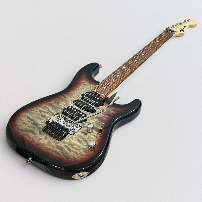 Charvel MJ San Dimas Style 1 HSH FR M QM Electric Guitar - Midnight Glow