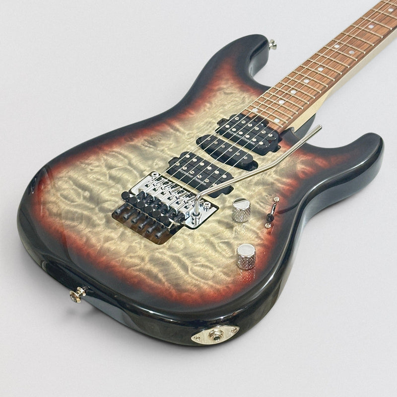 Charvel MJ San Dimas Style 1 HSH FR M QM Electric Guitar - Midnight Glow