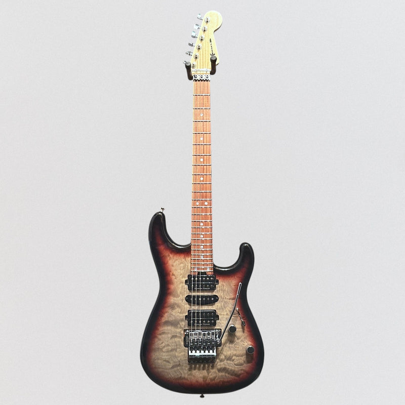 Charvel MJ San Dimas Style 1 HSH FR M QM Electric Guitar - Midnight Glow