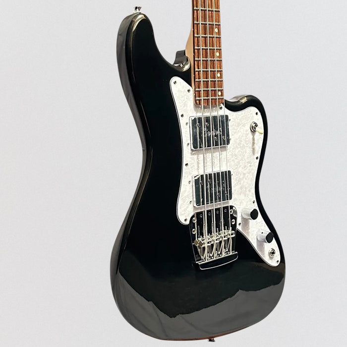 Fender Squier Paranormal Rascal HH 4 String Electric Bass Guitar - Black