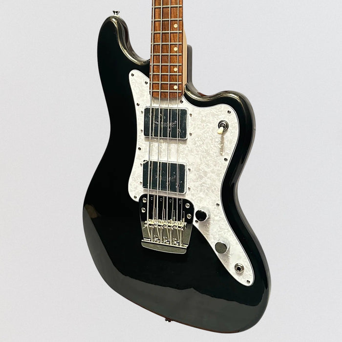Fender Squier Paranormal Rascal HH 4 String Electric Bass Guitar - Black