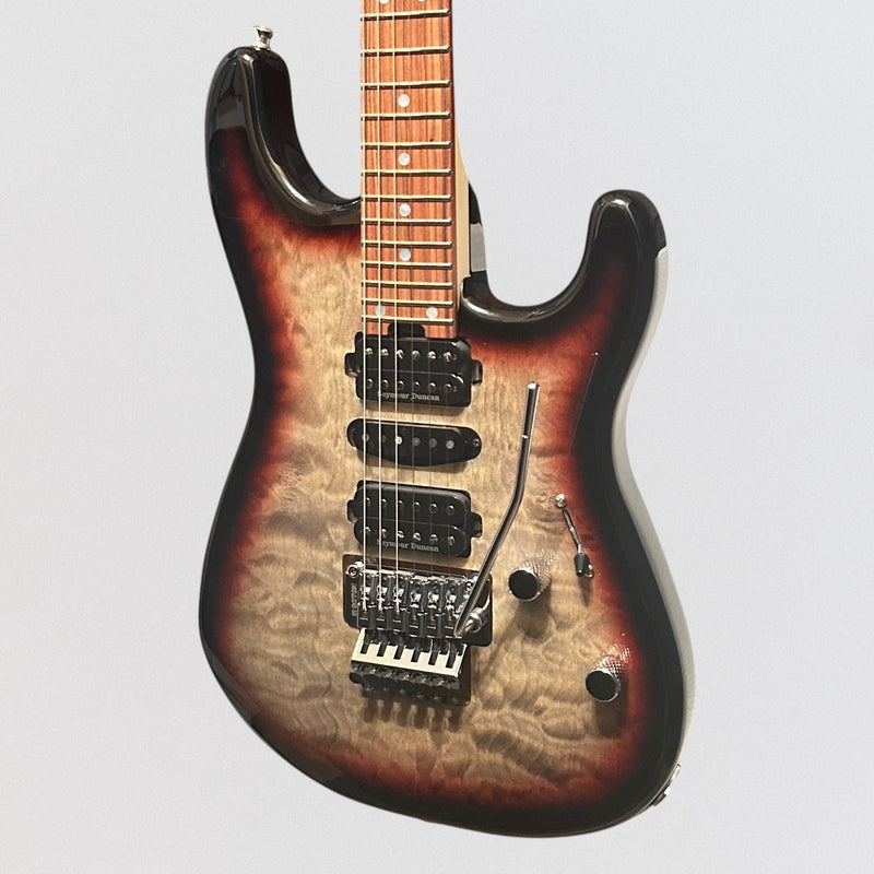 Charvel MJ San Dimas Style 1 HSH FR M QM Electric Guitar - Midnight Glow