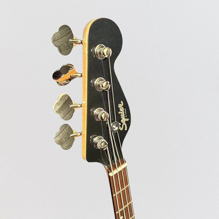 Fender Squier Paranormal Rascal HH 4 String Electric Bass Guitar - Black