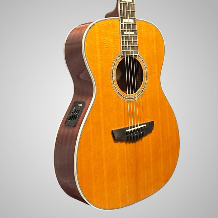 D'Angelico Premier Tammany Orchestra Acoustic-Electric Guitar - Natural