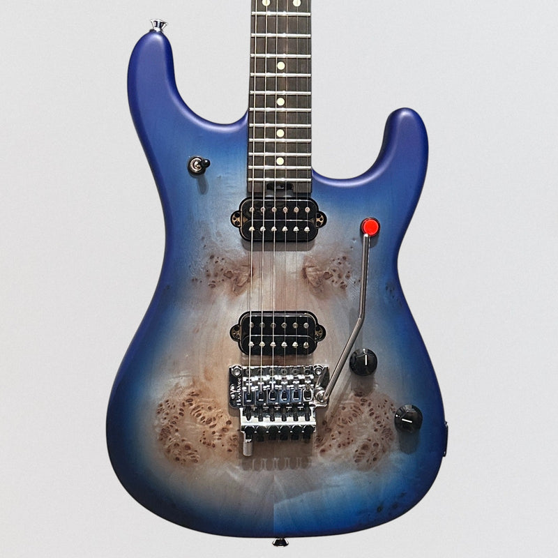 EVH 5150 Series Deluxe Poplar Burl Electric Guitar - Aqua Burst