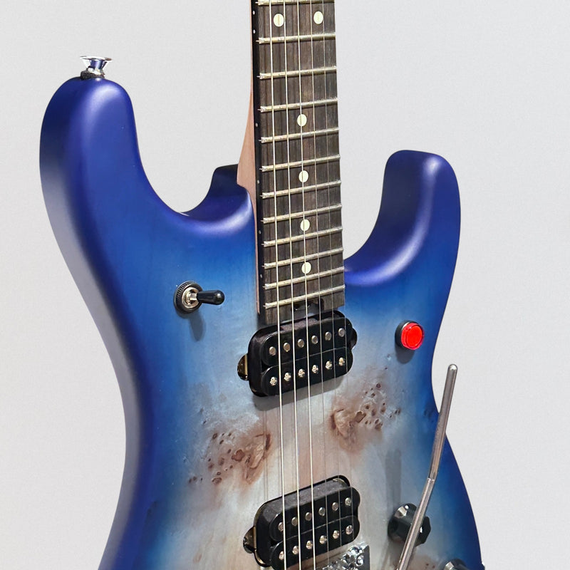EVH 5150 Series Deluxe Poplar Burl Electric Guitar - Aqua Burst