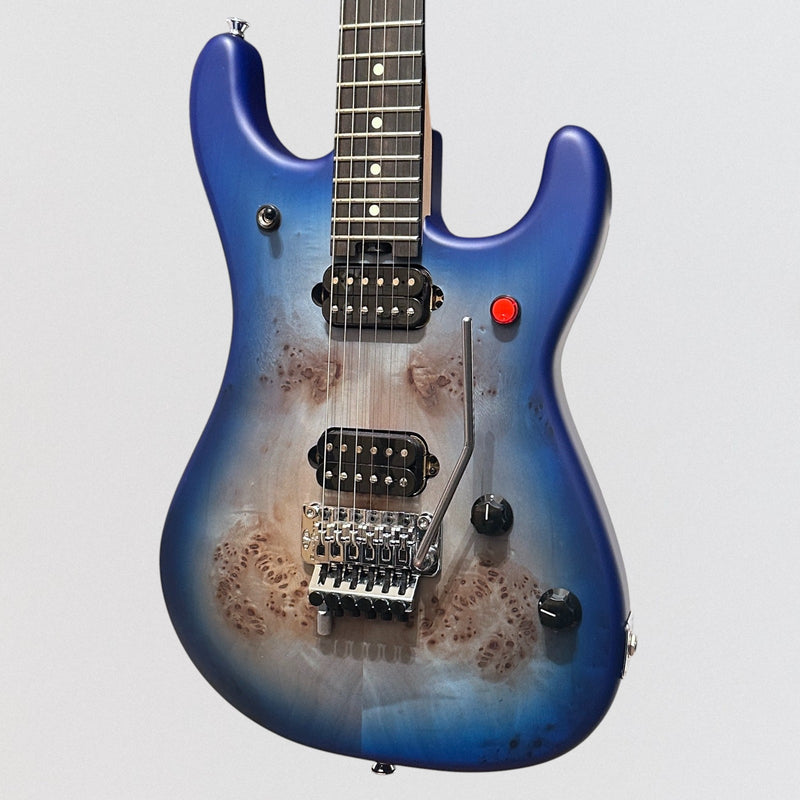 EVH 5150 Series Deluxe Poplar Burl Electric Guitar - Aqua Burst