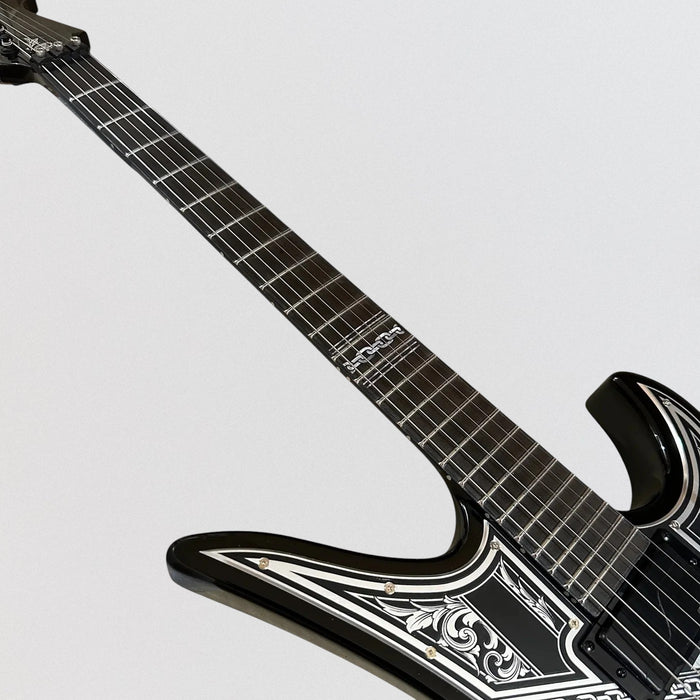 Schecter Avenger FR Przym Palladium Electric Guitar - Black