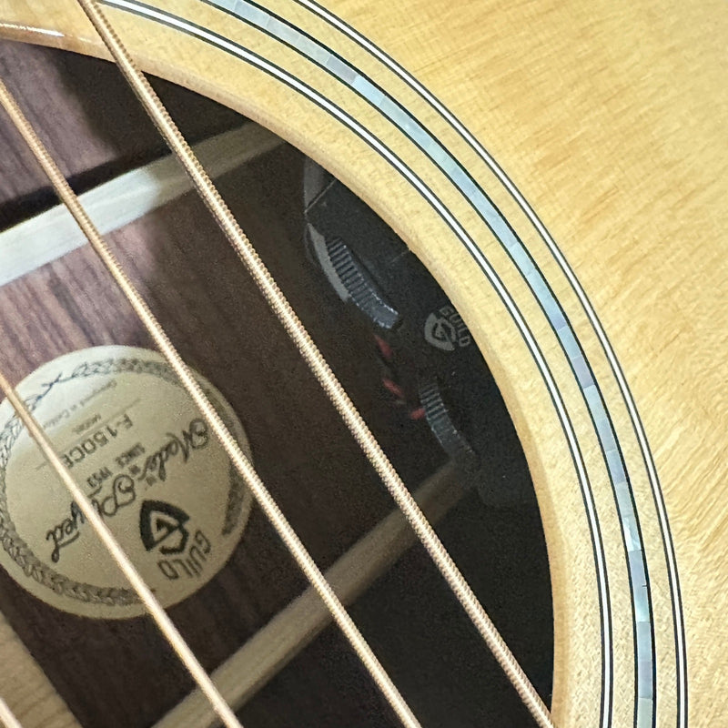 Guild F-150CE Westerly Collection Jumbo Acoustic-Electric Guitar - Natural