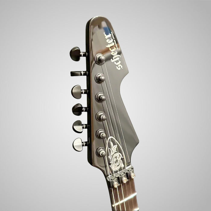 Schecter Avenger FR Przym Palladium Electric Guitar - Black