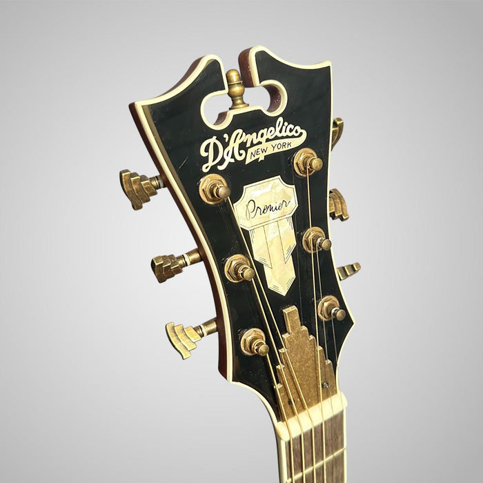 D'Angelico Premier Series Lexington Dreadnought Acoustic-Electric Guitar - Ice Tea Burst