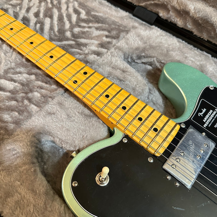 Fender American Professional II Telecaster Deluxe USA Electric Guitar - Mystic Surf Green